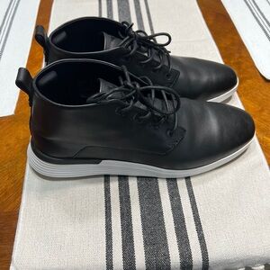 Black Leather Men's Shoes